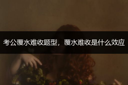 考公覆水难收题型，覆水难收是什么效应