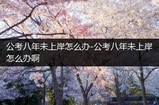 公考八年未上岸怎么办-公考八年未上岸怎么办啊