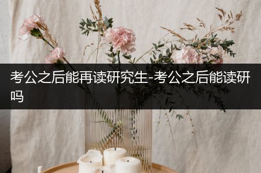 考公之后能再读研究生-考公之后能读研吗