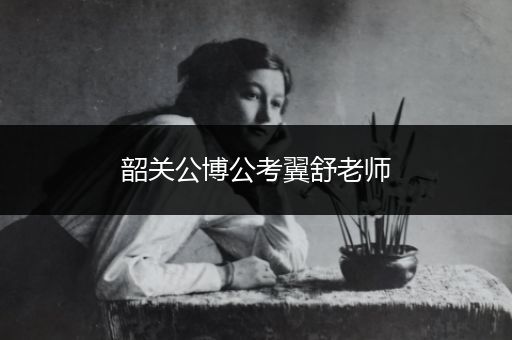 韶关公博公考翼舒老师