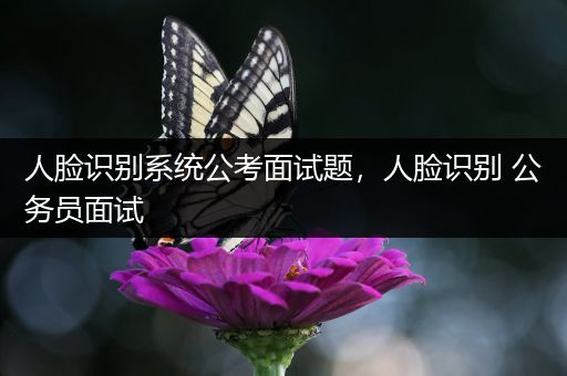 人脸识别系统公考面试题，人脸识别 公务员面试