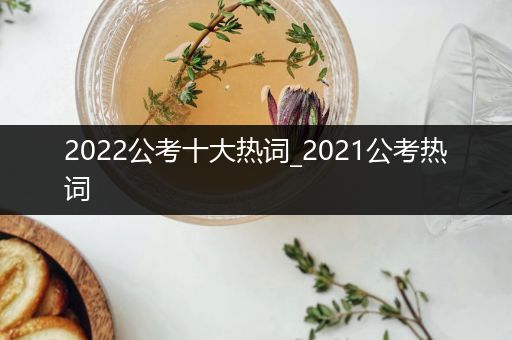 2022公考十大热词_2021公考热词