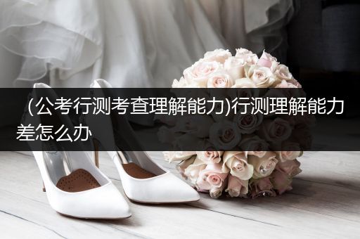 （公考行测考查理解能力)行测理解能力差怎么办