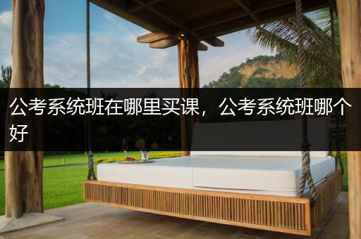 公考系统班在哪里买课，公考系统班哪个好
