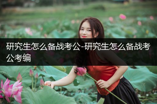 研究生怎么备战考公-研究生怎么备战考公考编