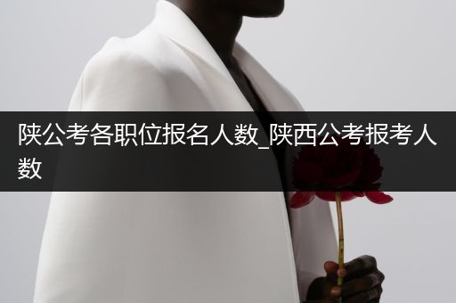陕公考各职位报名人数_陕西公考报考人数