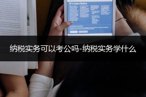 纳税实务可以考公吗-纳税实务学什么