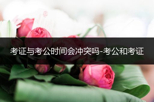 考证与考公时间会冲突吗-考公和考证
