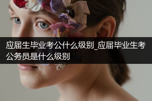 应届生毕业考公什么级别_应届毕业生考公务员是什么级别