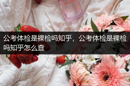 公考体检是裸检吗知乎，公考体检是裸检吗知乎怎么查