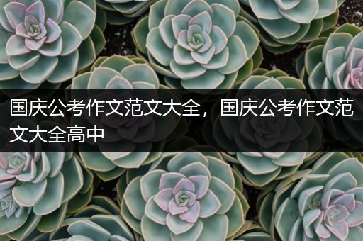 国庆公考作文范文大全，国庆公考作文范文大全高中