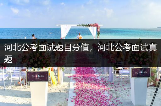 河北公考面试题目分值，河北公考面试真题