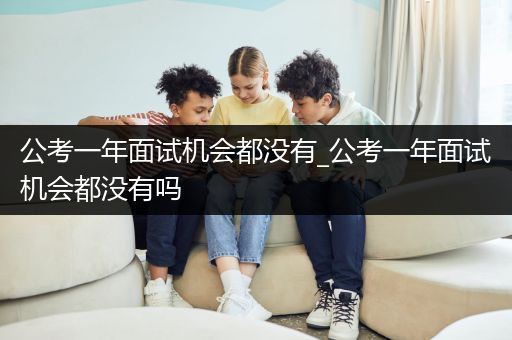 公考一年面试机会都没有_公考一年面试机会都没有吗