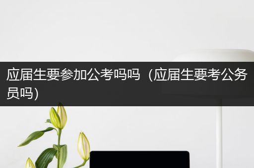 应届生要参加公考吗吗（应届生要考公务员吗）