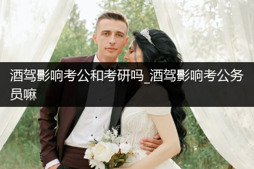 酒驾影响考公和考研吗_酒驾影响考公务员嘛