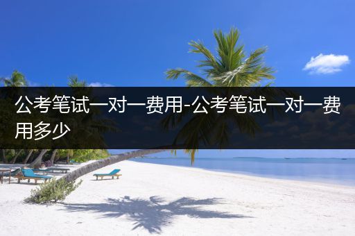 公考笔试一对一费用-公考笔试一对一费用多少
