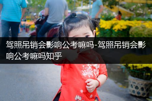 驾照吊销会影响公考嘛吗-驾照吊销会影响公考嘛吗知乎
