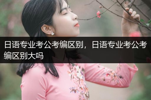 日语专业考公考编区别，日语专业考公考编区别大吗