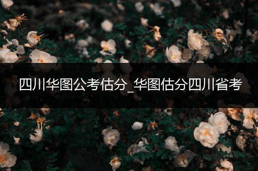 四川华图公考估分_华图估分四川省考