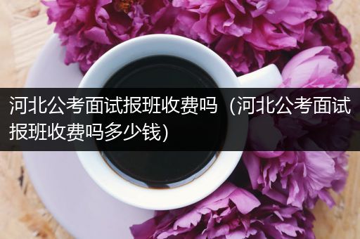 河北公考面试报班收费吗（河北公考面试报班收费吗多少钱）