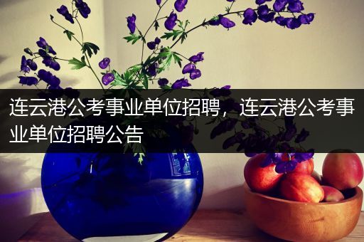 连云港公考事业单位招聘，连云港公考事业单位招聘公告