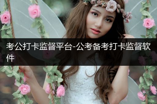 考公打卡监督平台-公考备考打卡监督软件