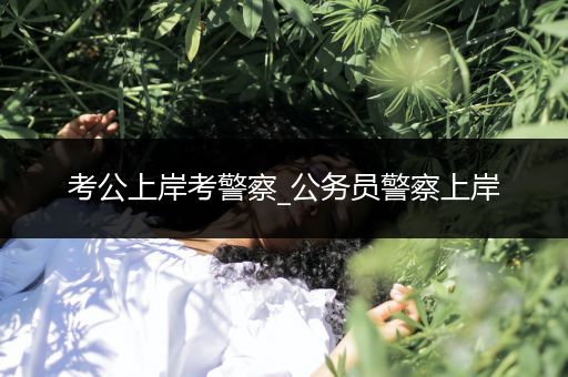 考公上岸考警察_公务员警察上岸
