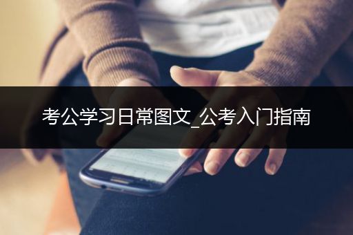 考公学习日常图文_公考入门指南