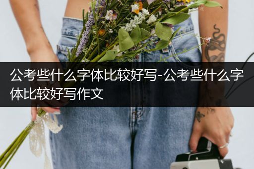 公考些什么字体比较好写-公考些什么字体比较好写作文