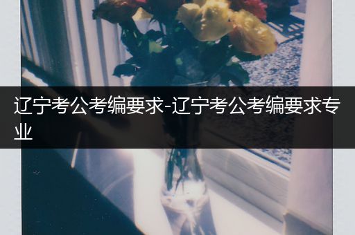 辽宁考公考编要求-辽宁考公考编要求专业