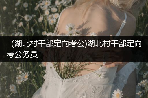 （湖北村干部定向考公)湖北村干部定向考公务员