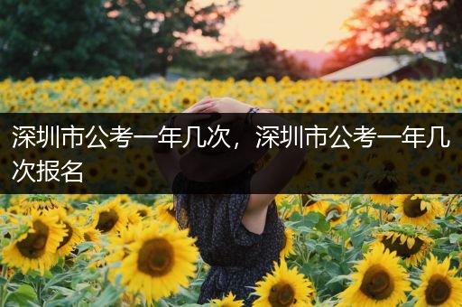 深圳市公考一年几次，深圳市公考一年几次报名