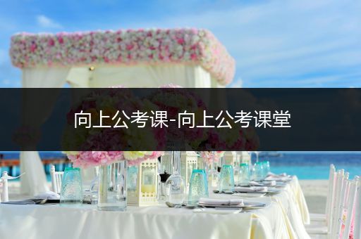 向上公考课-向上公考课堂