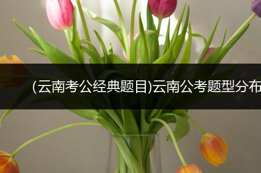 （云南考公经典题目)云南公考题型分布
