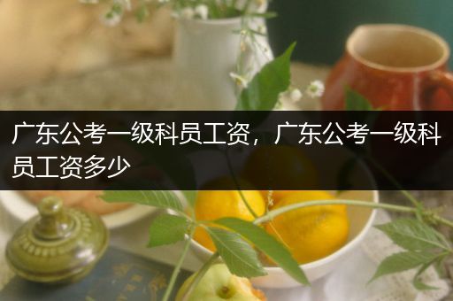 广东公考一级科员工资，广东公考一级科员工资多少