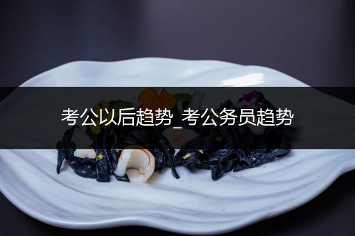 考公以后趋势_考公务员趋势