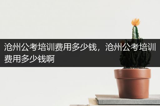 沧州公考培训费用多少钱，沧州公考培训费用多少钱啊