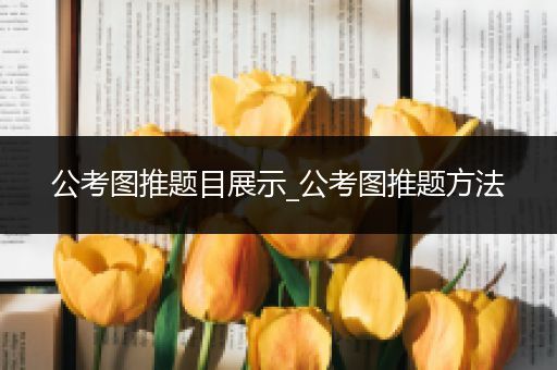 公考图推题目展示_公考图推题方法