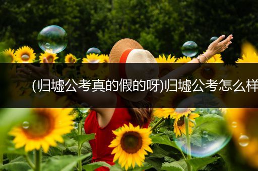 （归墟公考真的假的呀)归墟公考怎么样