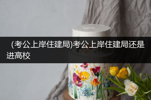 （考公上岸住建局)考公上岸住建局还是进高校