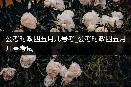 公考时政四五月几号考_公考时政四五月几号考试
