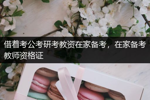 借着考公考研考教资在家备考，在家备考教师资格证